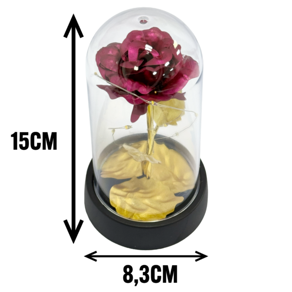 ROSA BURBUJA CON LUZ LUNAPARTY-325 - Imagen 3