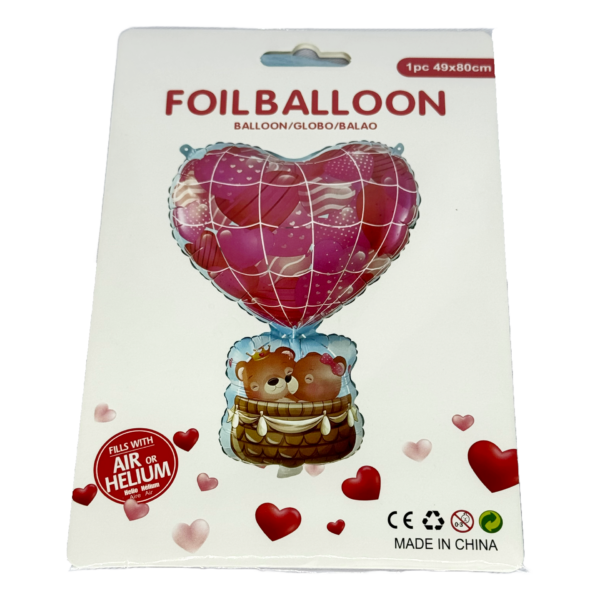 GLOBO CORAZON CON OSITOS 24 PLG LUNAPARTY-357